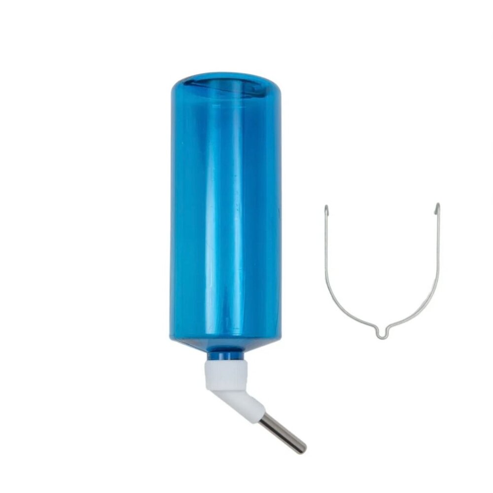 Happy Home Pet Products Small Animal Water Bottle, Blue, 32oz.